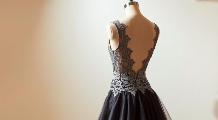 biustonosz do sukienki z odkrytymi plecami