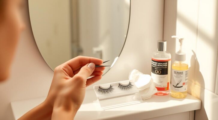 jak zdjąć sztuczne rzęsy